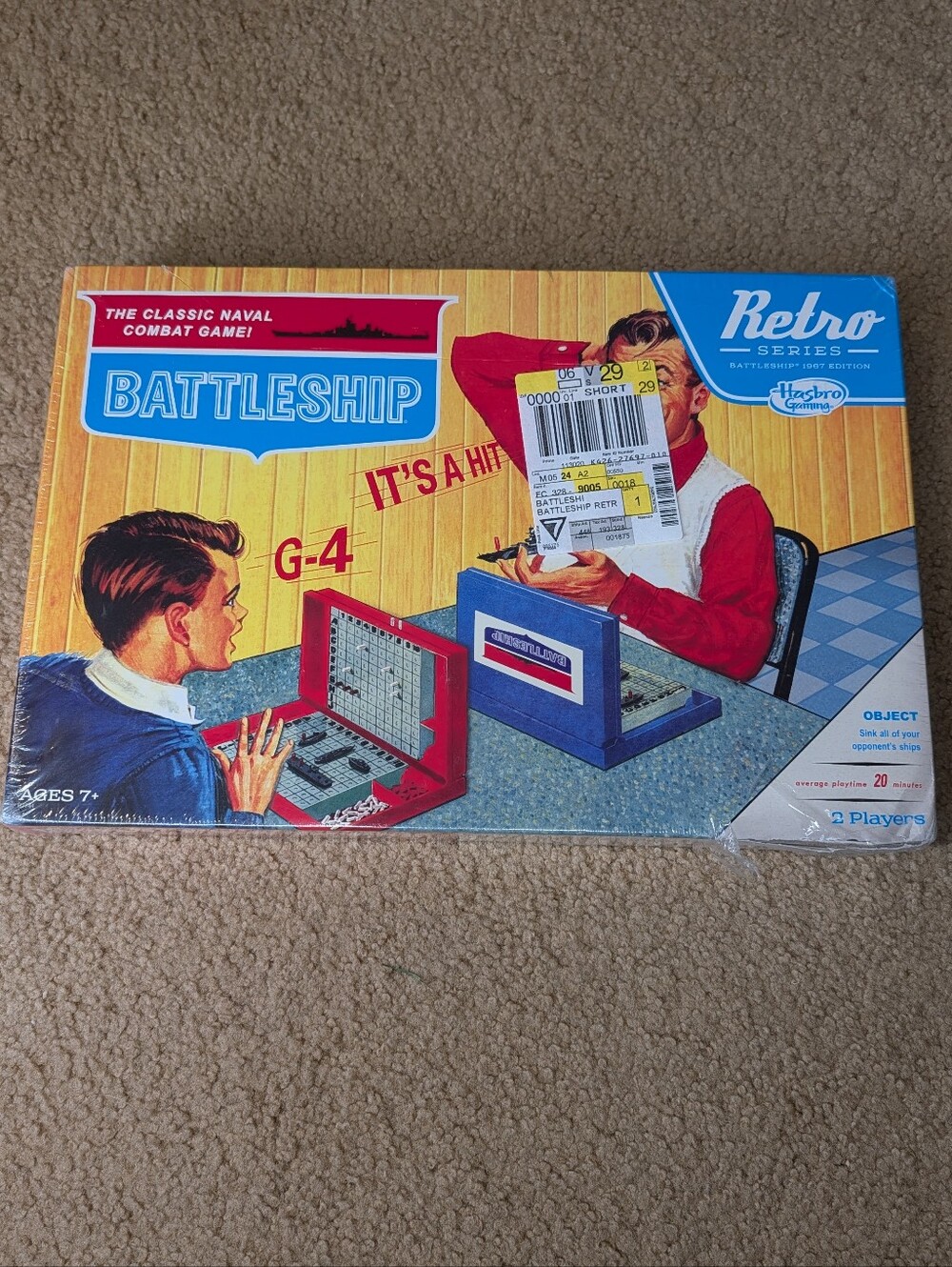 Hasbro| Battleship Game | Retro 1967 Edition